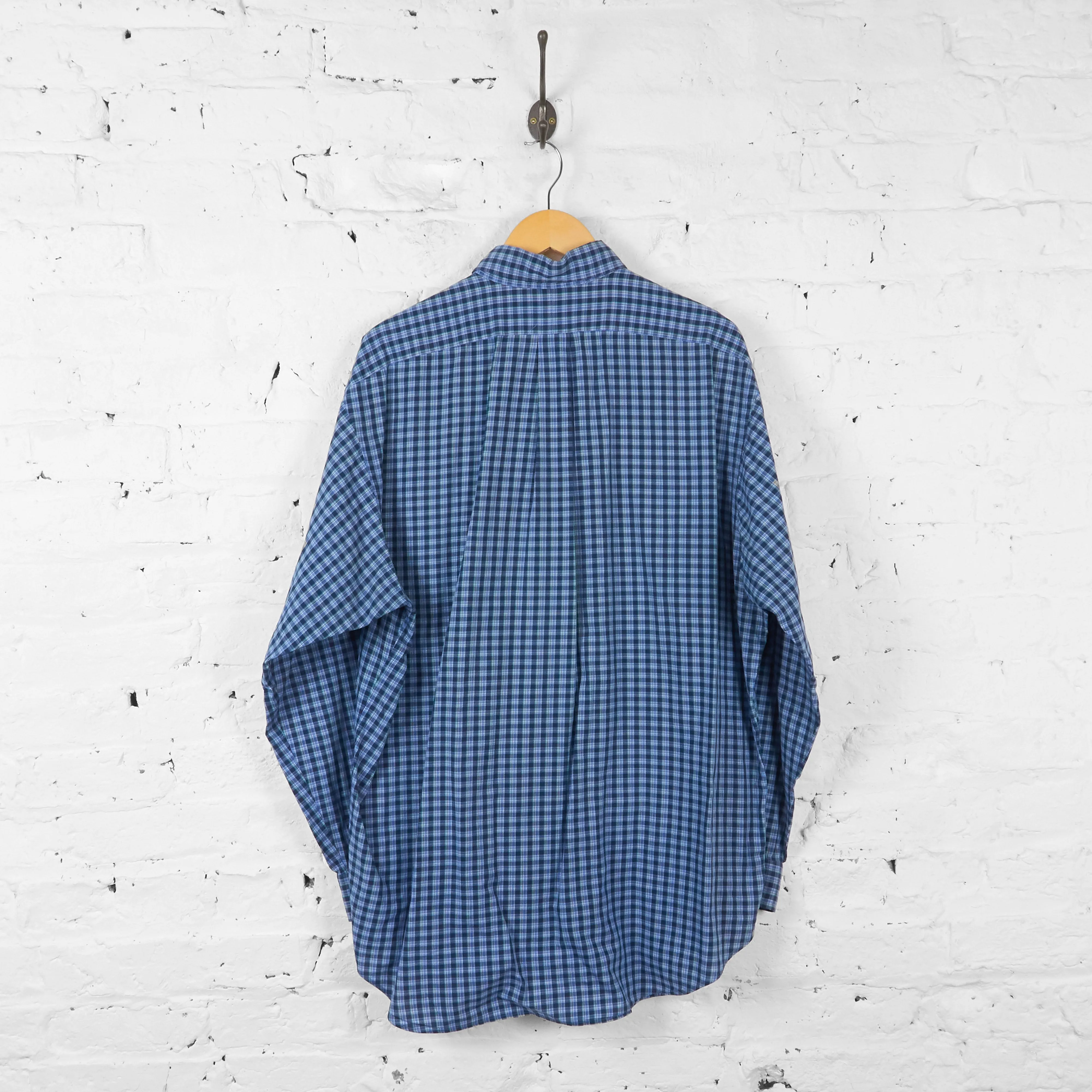 Ralph Lauren Blake Check Shirt - Blue - L