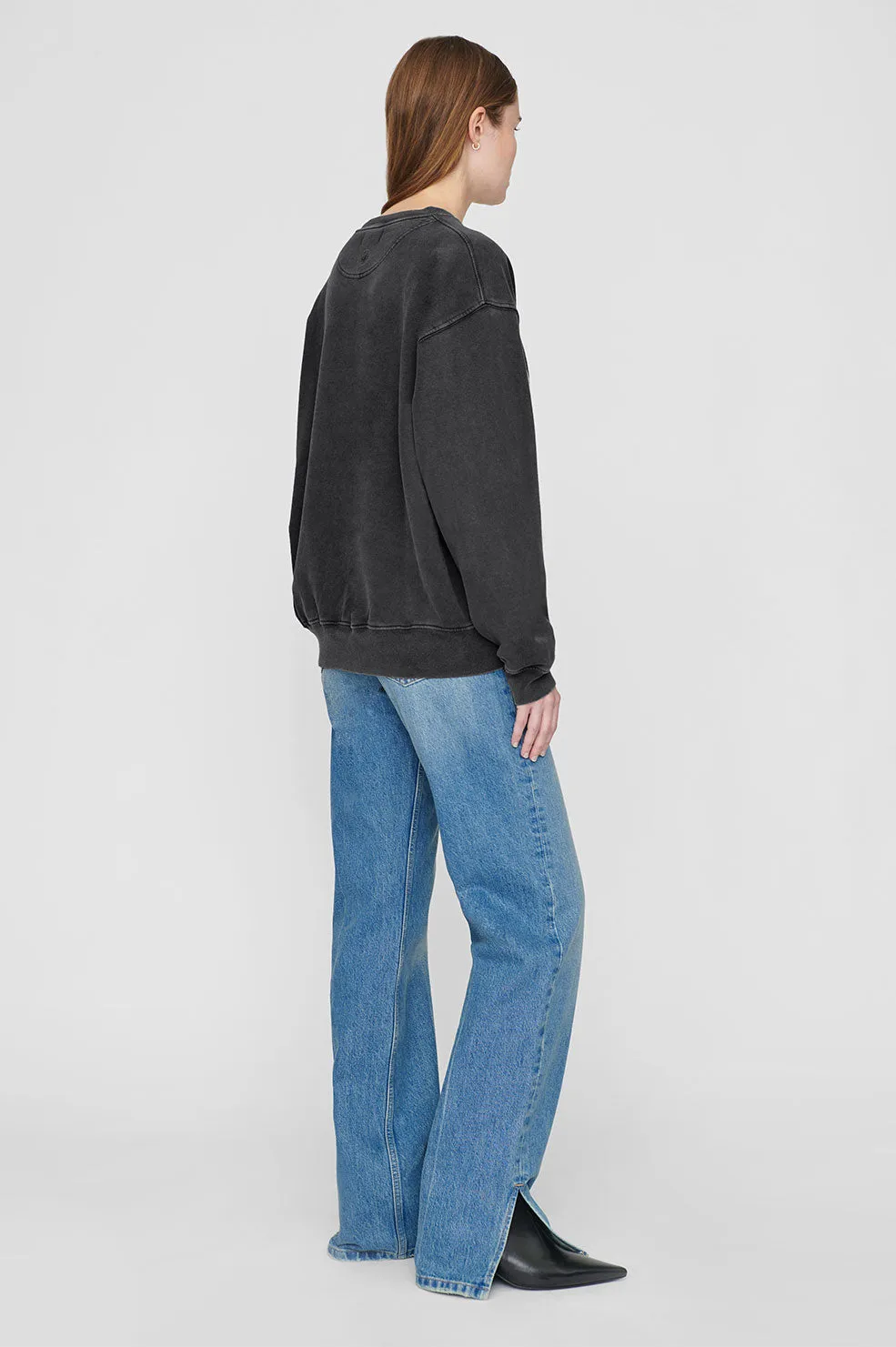 Ramona Sweatshirt University Los Angeles - Washed Black