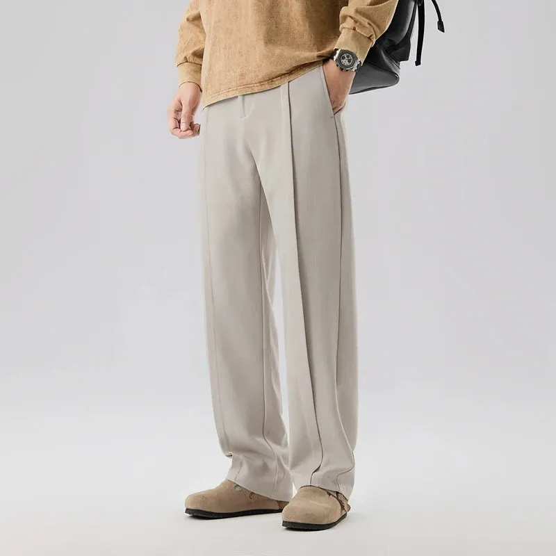 Randolph - Straight Leg Pleated Pants