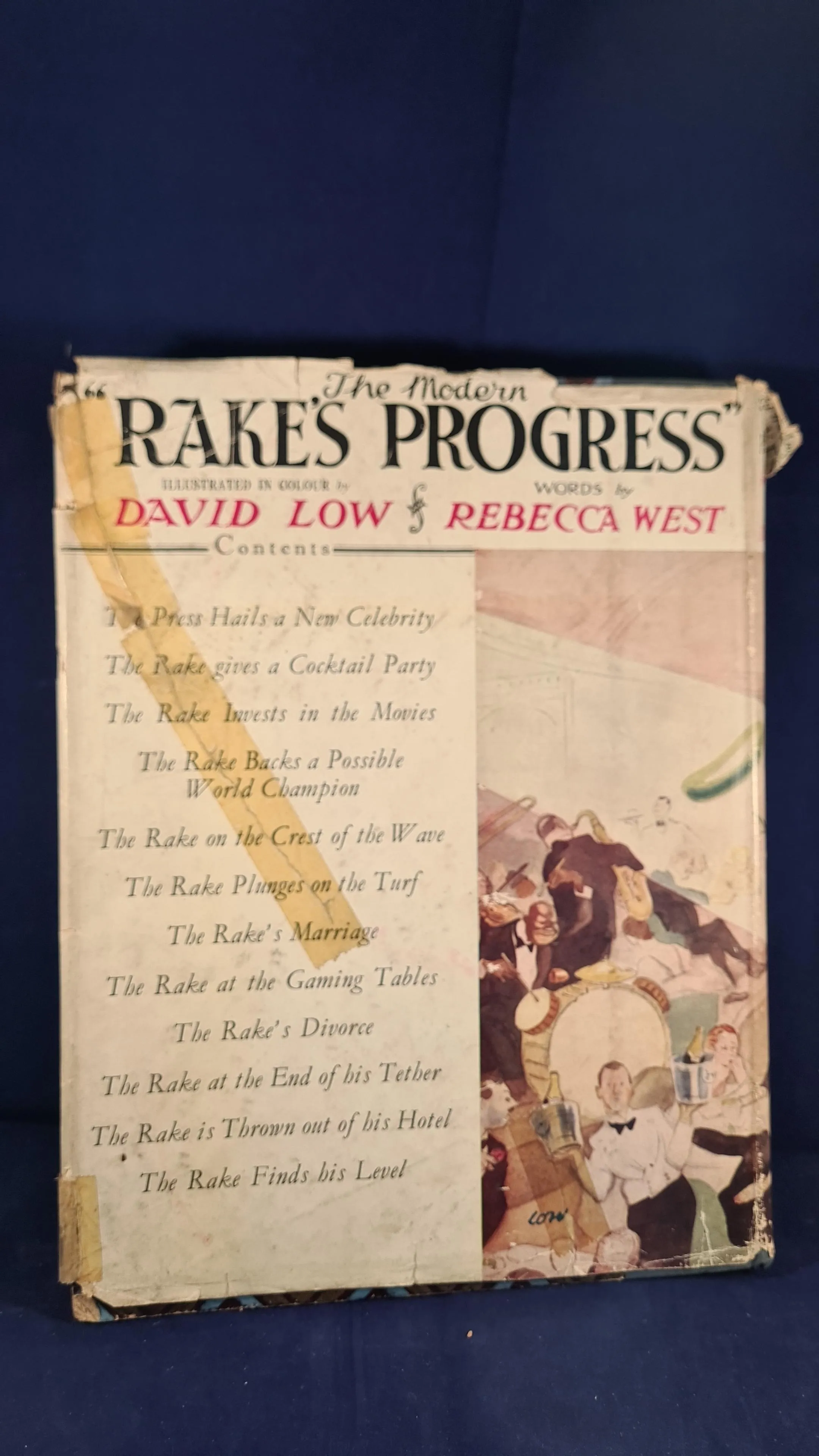 Rebecca West - The Modern "Rake's Progress" Hutchinson, 1934, David Low