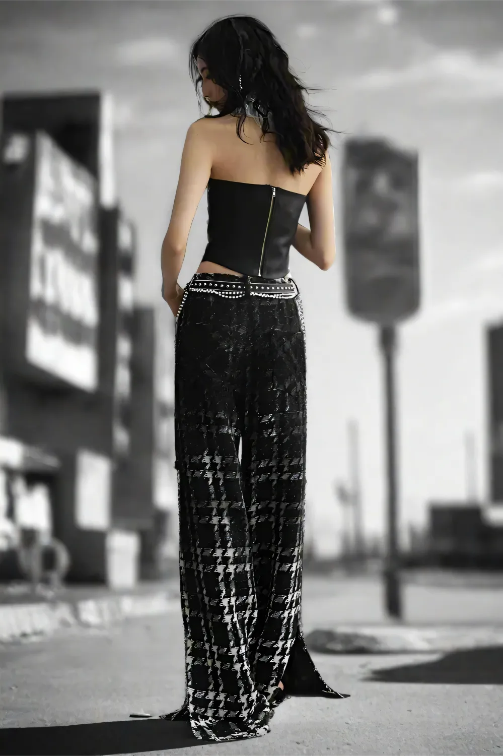 Rebel Plaid Shred Pants