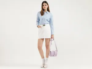 Regular Fit Spread Collar Embroidered Shirts
