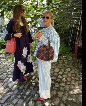 Remi Jacket in Vintage Blue Stripes
