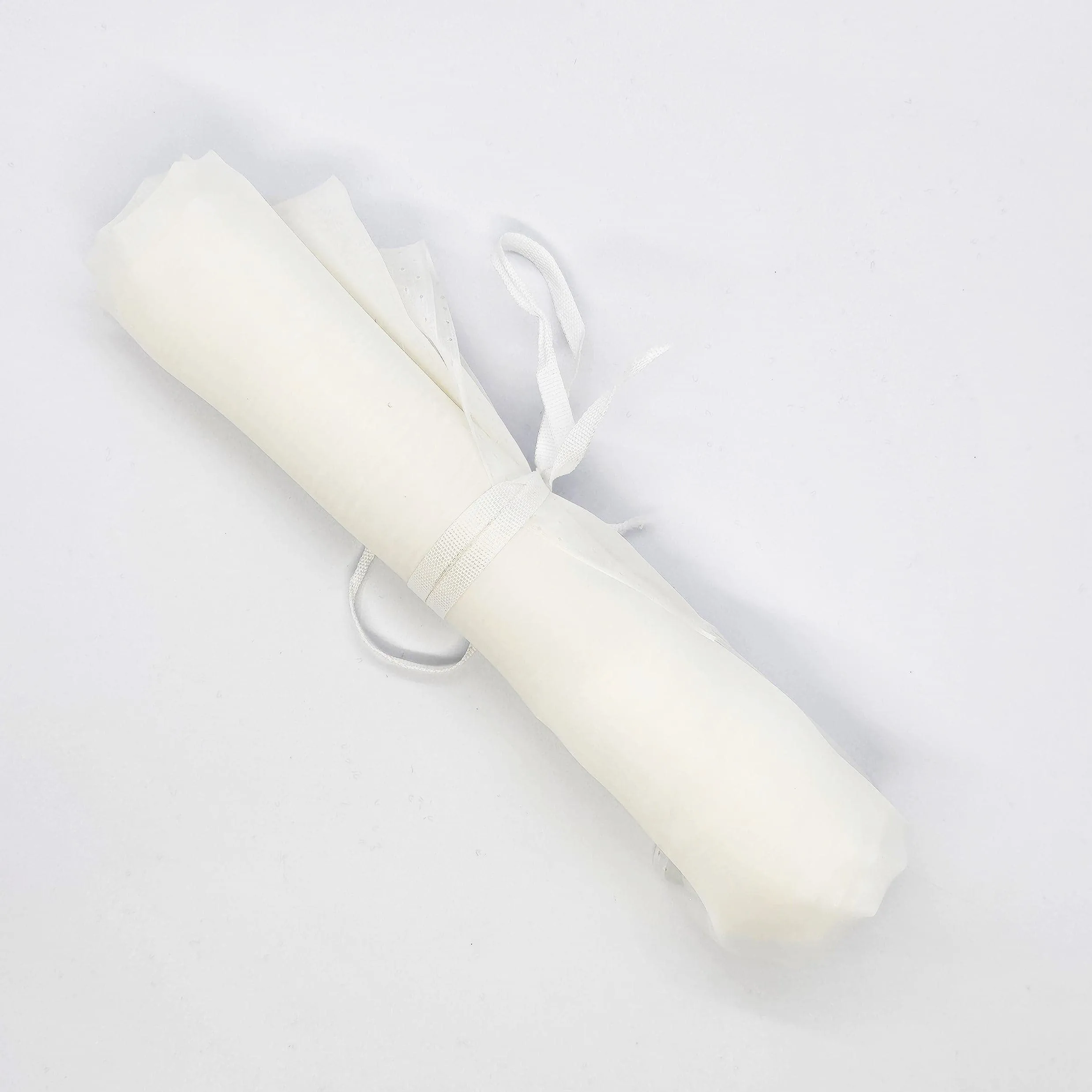 Remnant Satin Organza 12mms Silk White