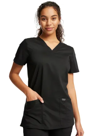 Revolution WW620 V-Neck Top Black