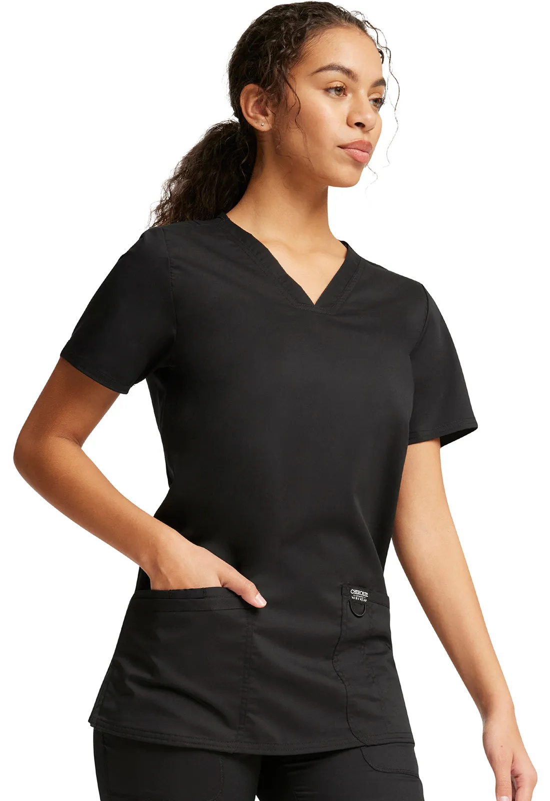Revolution WW620 V-Neck Top Black