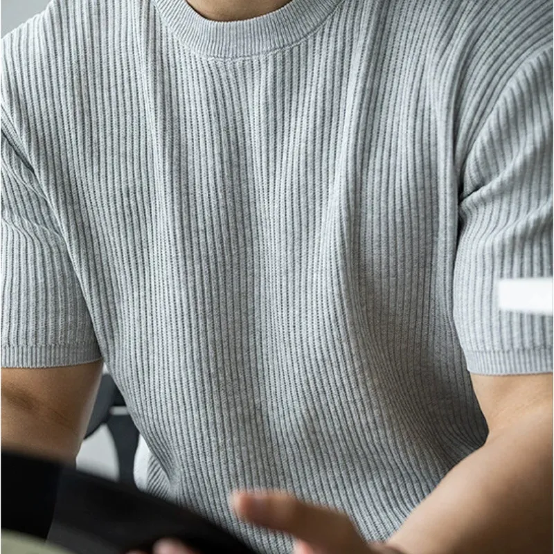 Ribbed Knit Tee