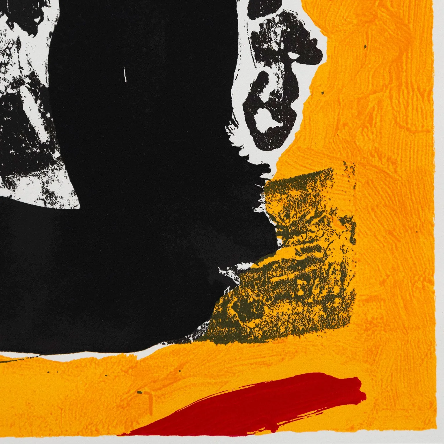 ROBERT MOTHERWELL "BASQUE SUITE #4" SCREENPRINT, 1972