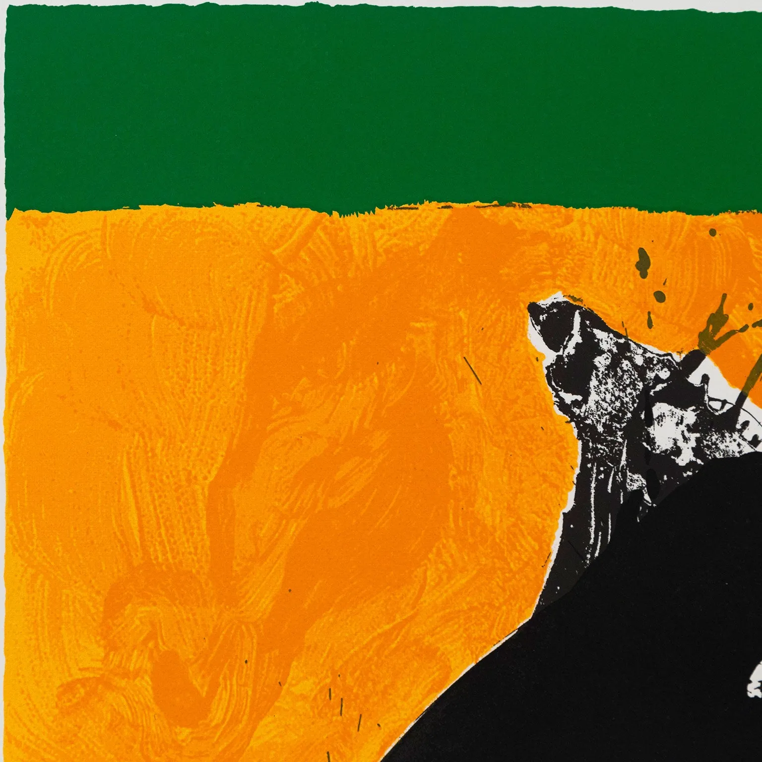 ROBERT MOTHERWELL "BASQUE SUITE #4" SCREENPRINT, 1972