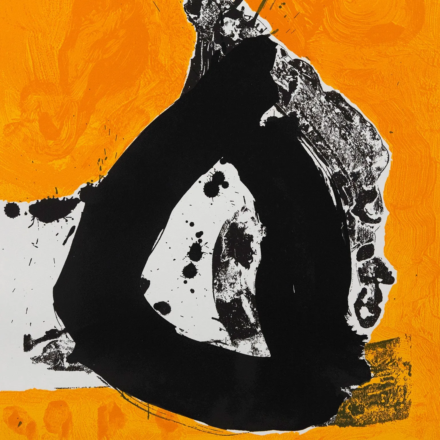 ROBERT MOTHERWELL "BASQUE SUITE #4" SCREENPRINT, 1972