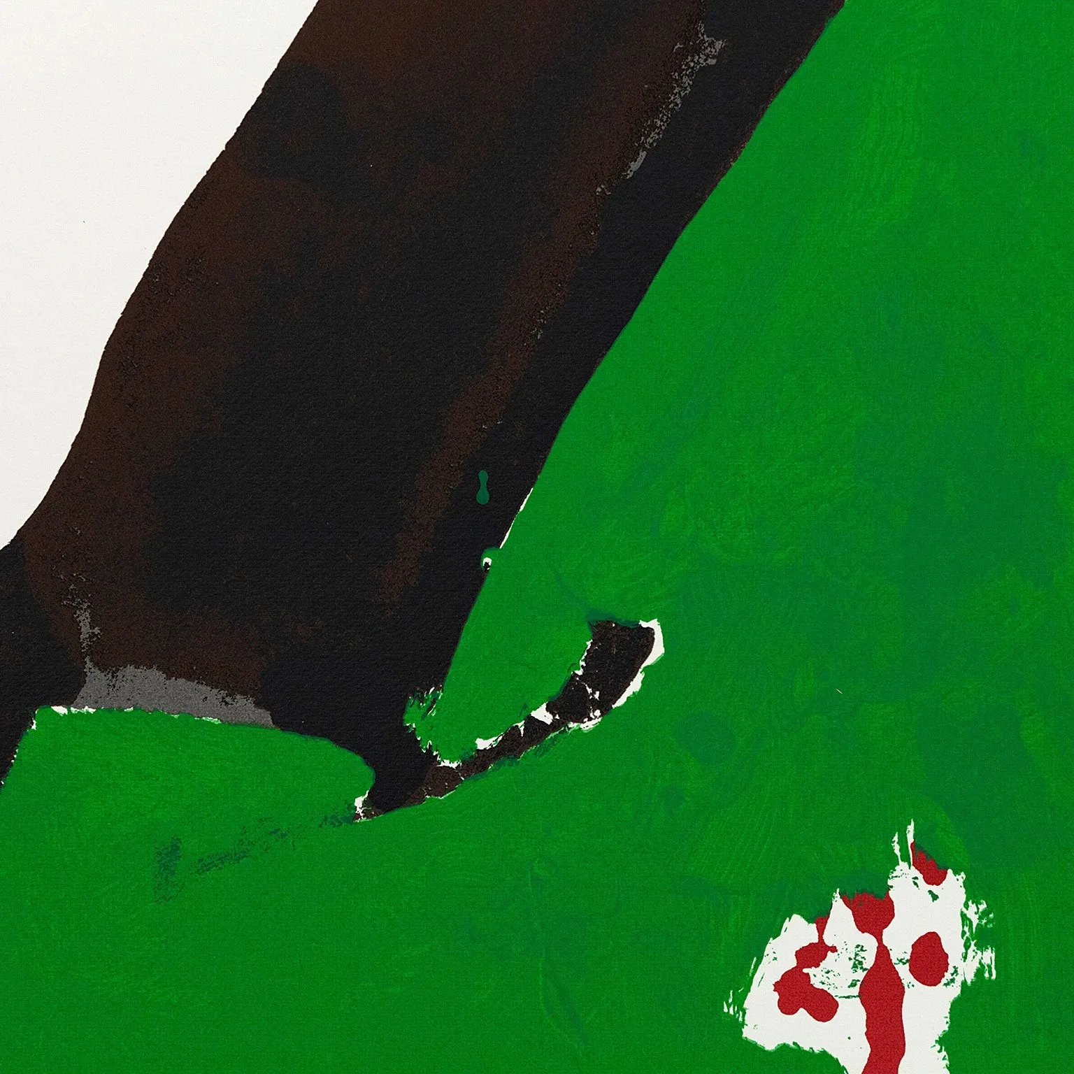 ROBERT MOTHERWELL "BASQUE SUITE" SCREENPRINT, 1971