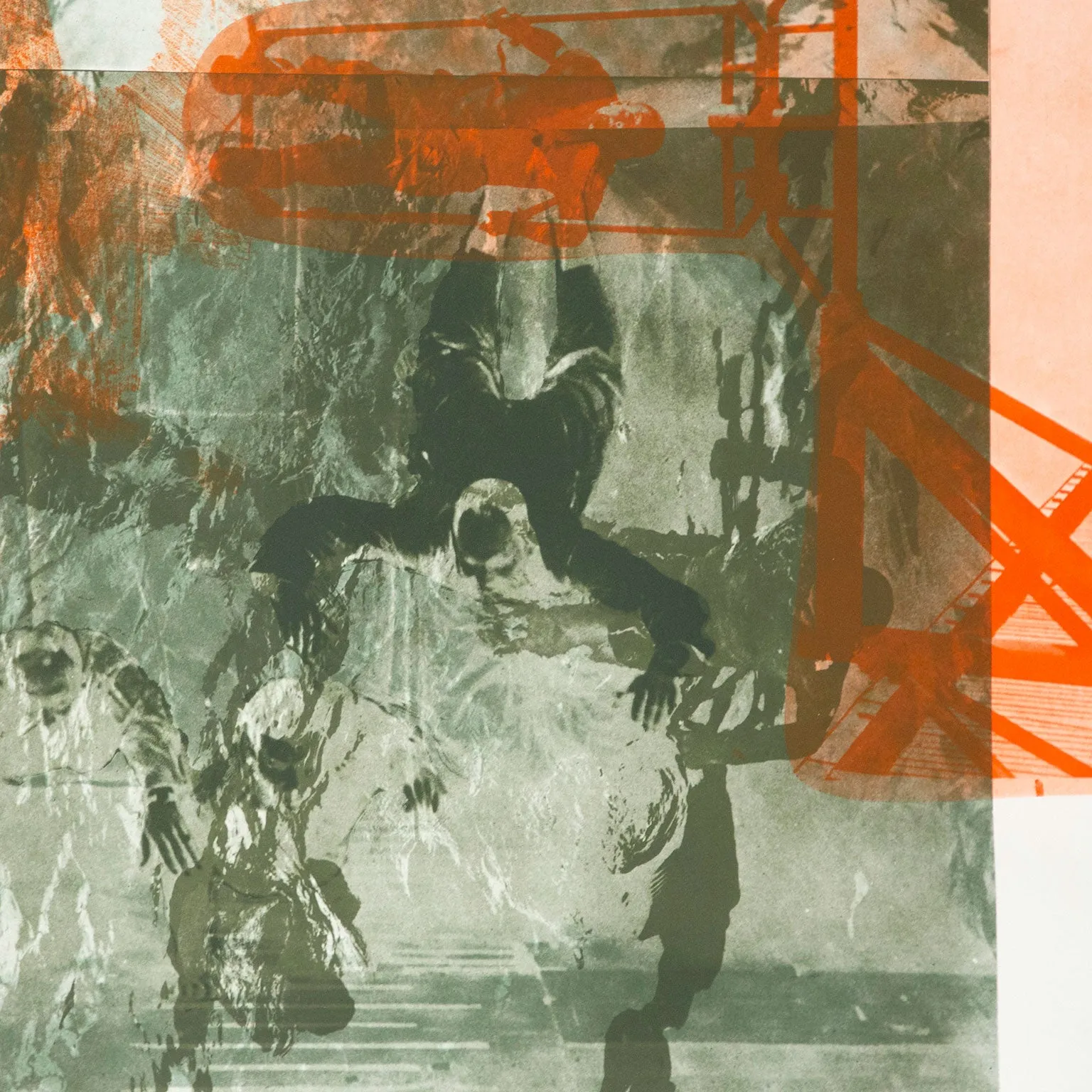 ROBERT RAUSCHENBERG "BAIT (STONED MOON)" LITHOGRAPH, 1970