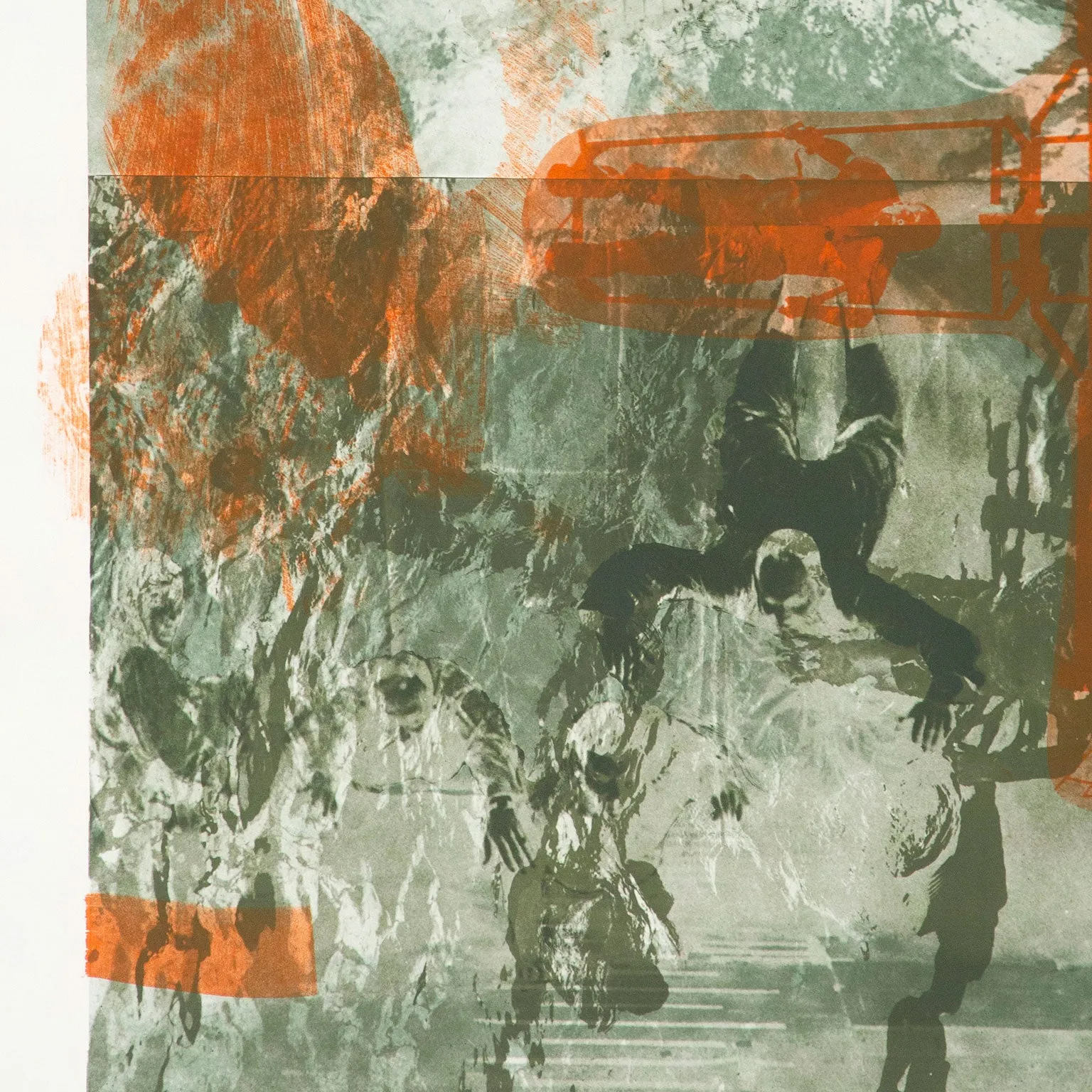 ROBERT RAUSCHENBERG "BAIT (STONED MOON)" LITHOGRAPH, 1970
