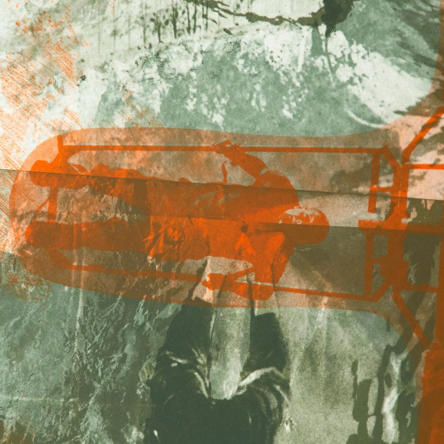 ROBERT RAUSCHENBERG "BAIT (STONED MOON)" LITHOGRAPH, 1970