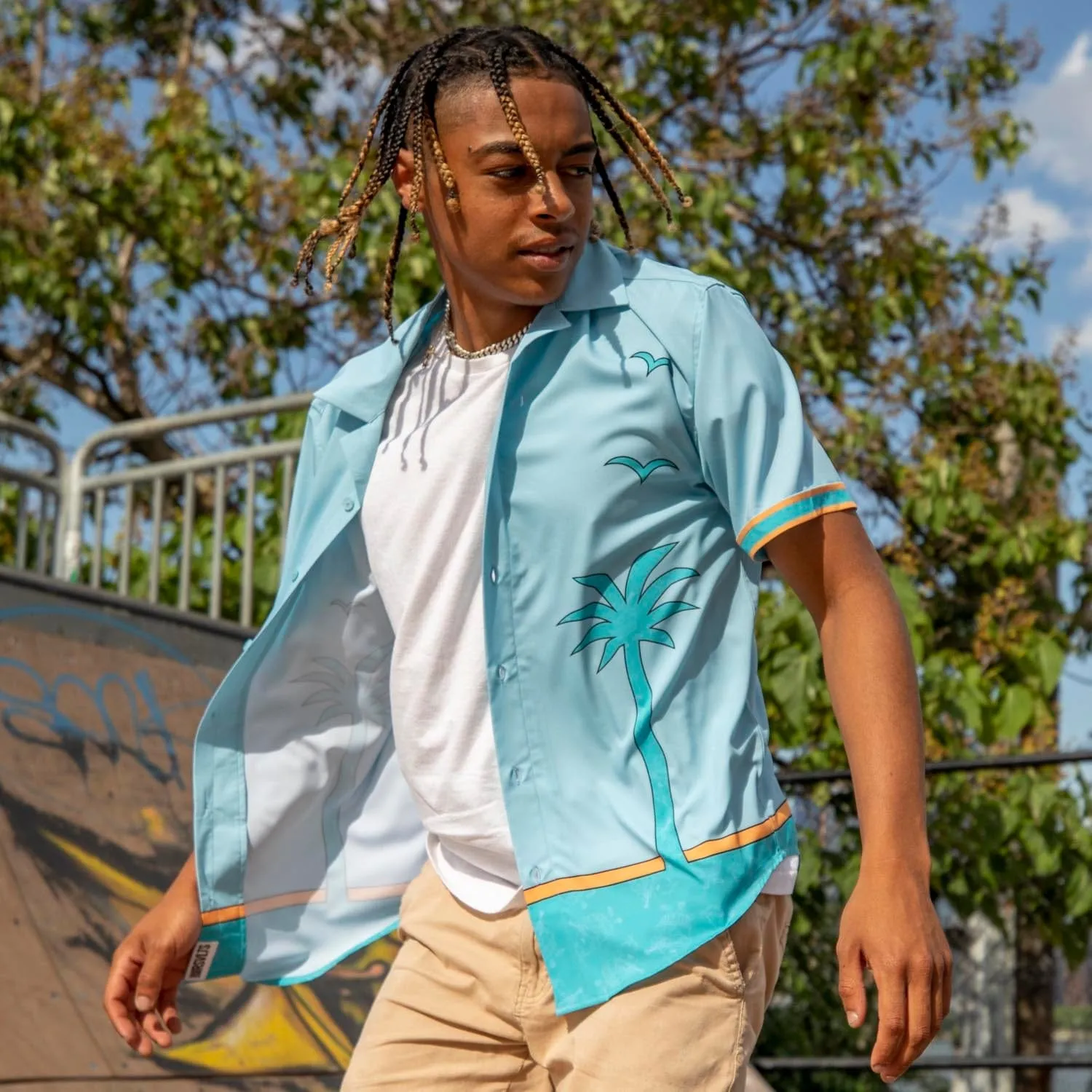Rocket Power "The Uncle Tito" – Camp Collar KUNUFLEX Short Sleeve Shirt