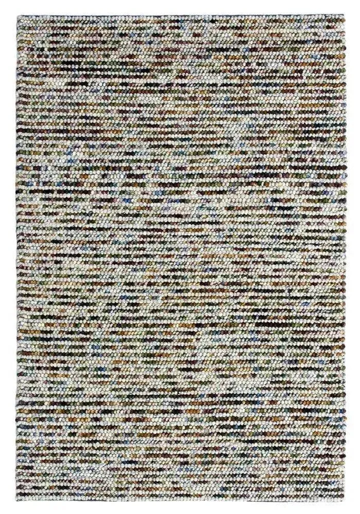 Rosella Green Modern Wool Rug