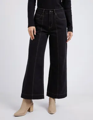 ROYAL WIDE LEG JEAN || BLACK