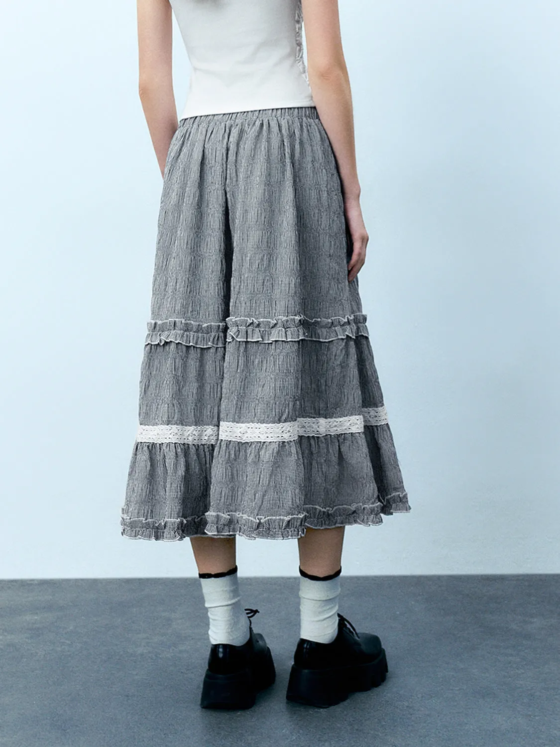 Ruffle Hem A-Line Skirts