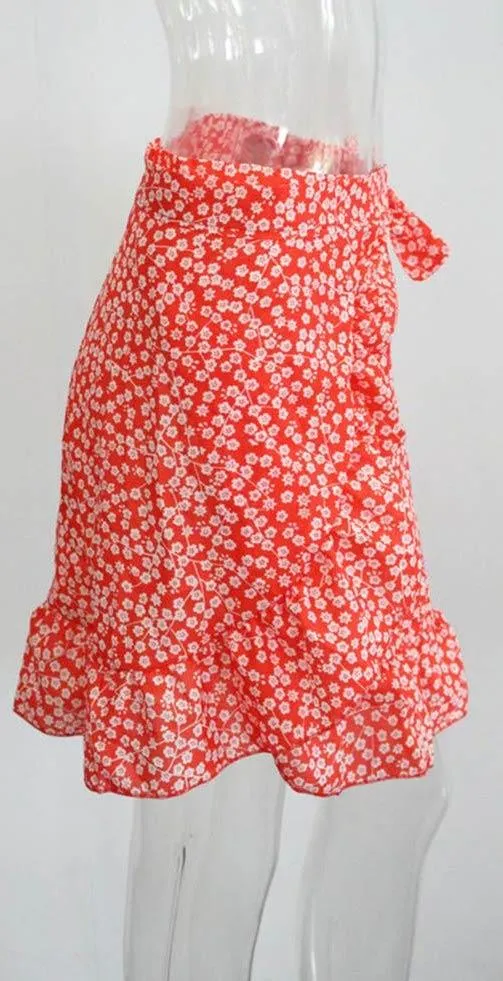 RUFFLE WRAP IT SKIRT