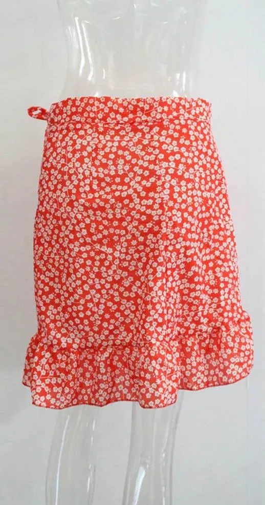 RUFFLE WRAP IT SKIRT
