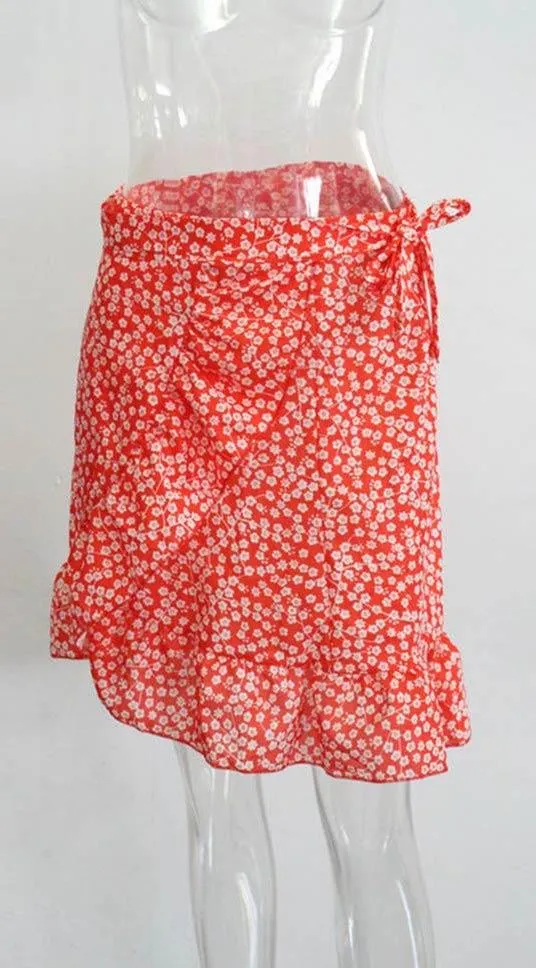 RUFFLE WRAP IT SKIRT