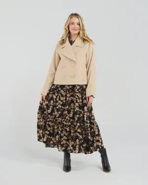 Sabine Crop Pea Coat