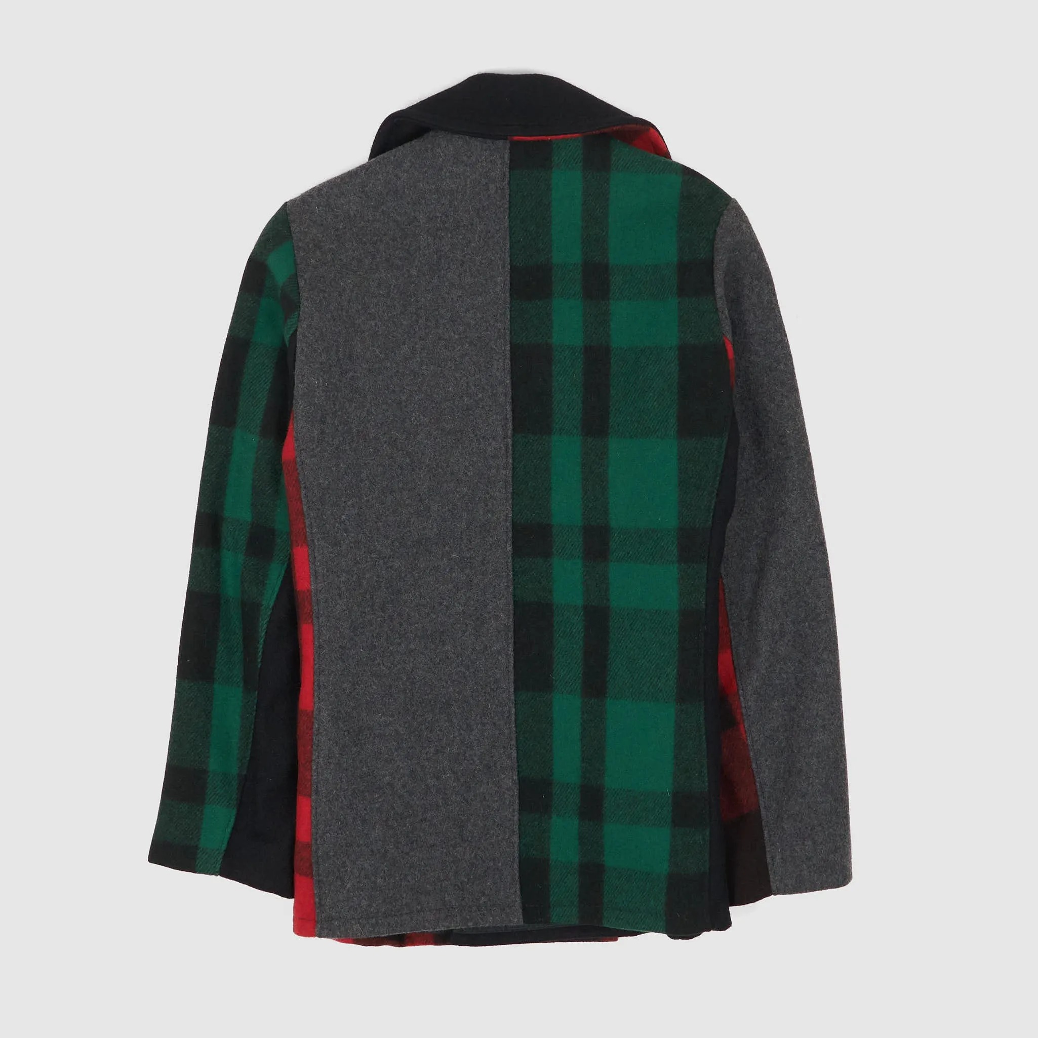 Schott Patchwork Multicolor P-Coat