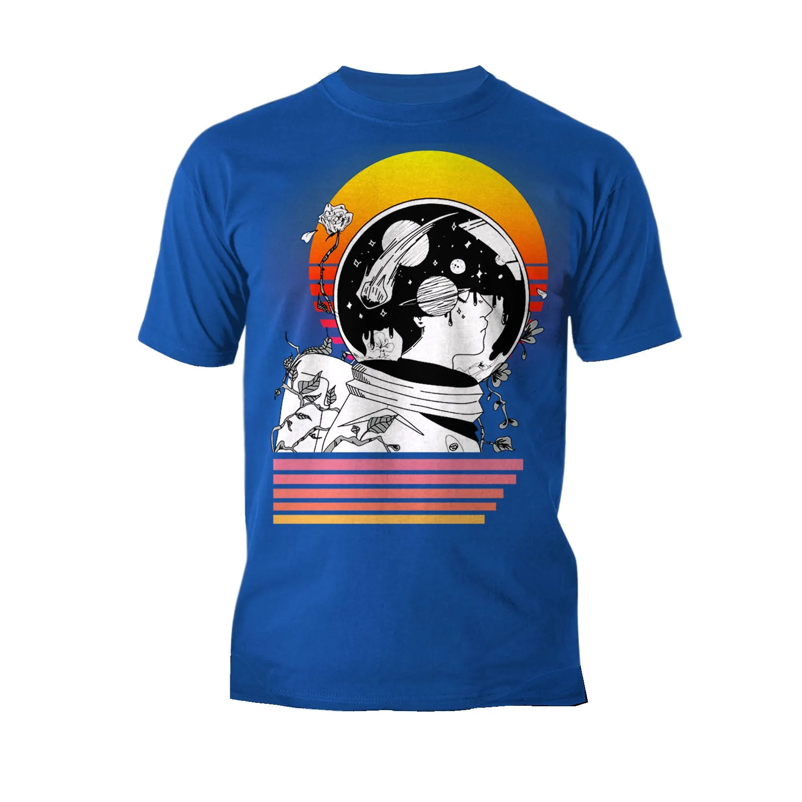 Science Space Astronaut Anime Retro Vintage Comic Nerd Geek Official Men's T-shirt