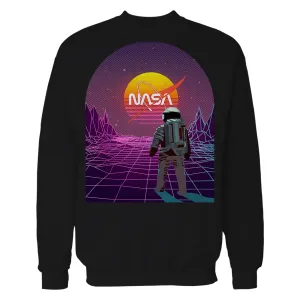 Science Space NASA Astronaut Synthwave Retro 80s Nerd Geek Official Unisex Sweatshirt
