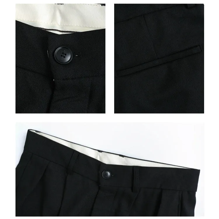 Scimitar Drape Pleated Pants
