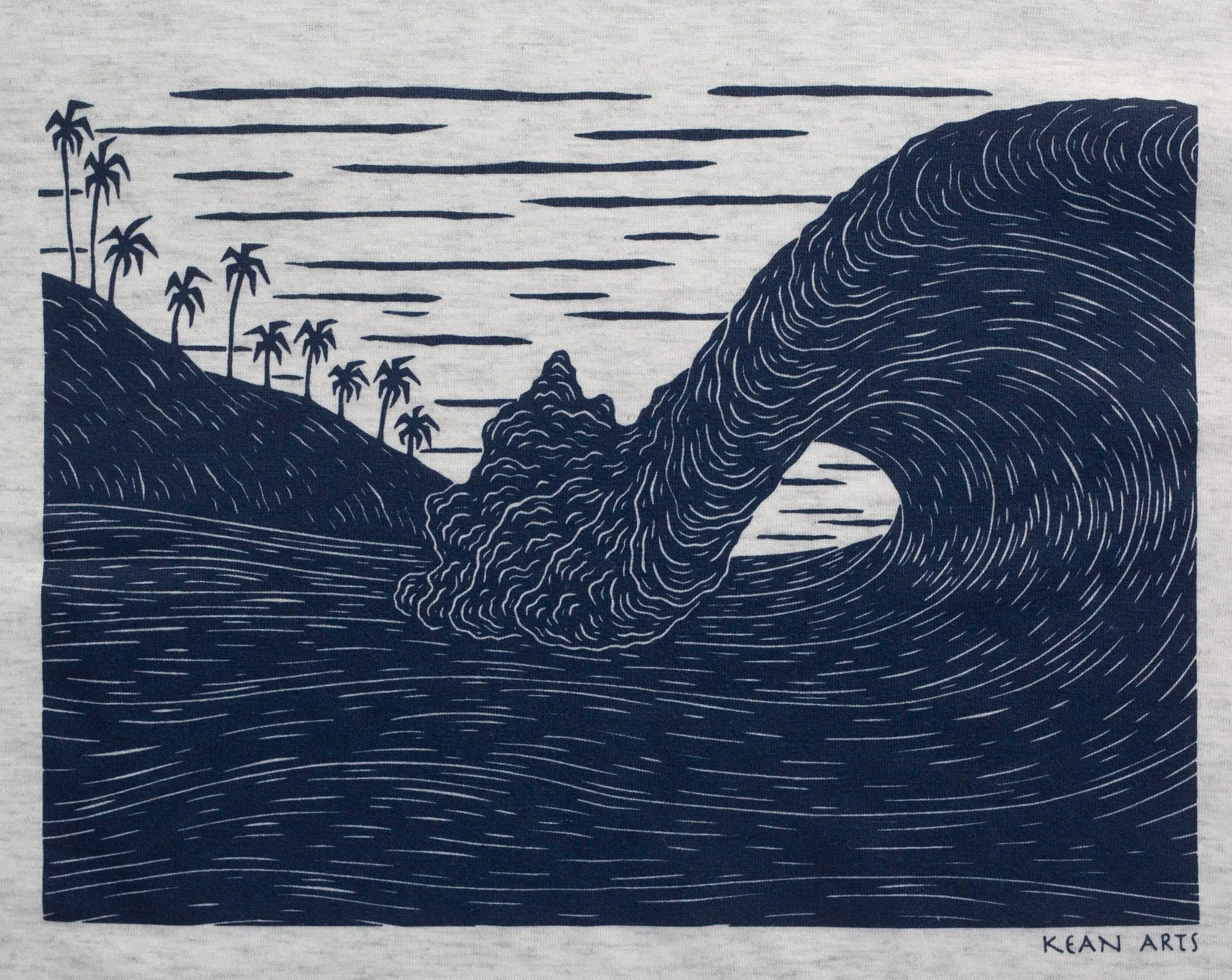 'Sea Cliff' (Kean Arts Original T-shirts)