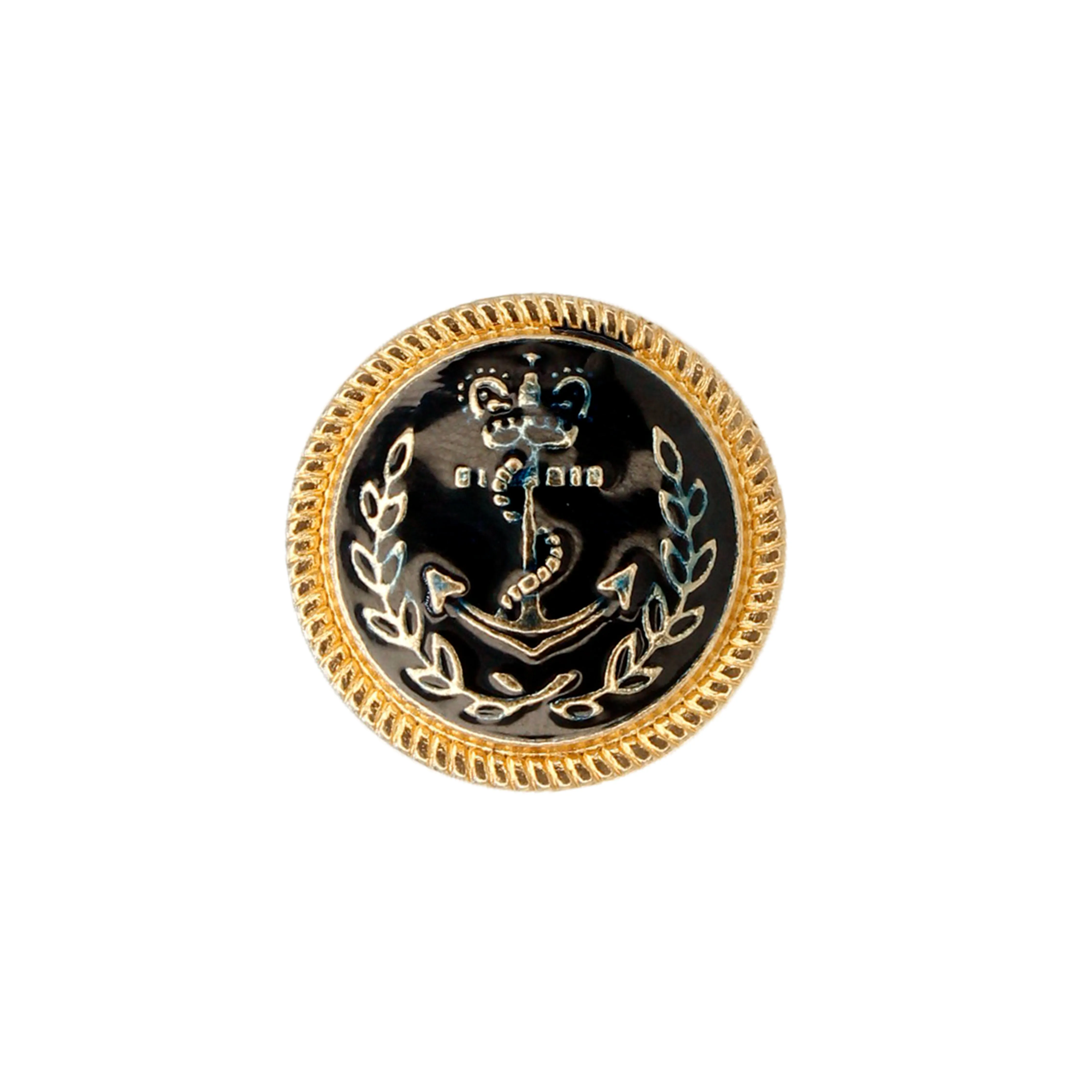 Seafaring Symbol Anchor Design Gold Metal Buttons(7 Big   7 Small)