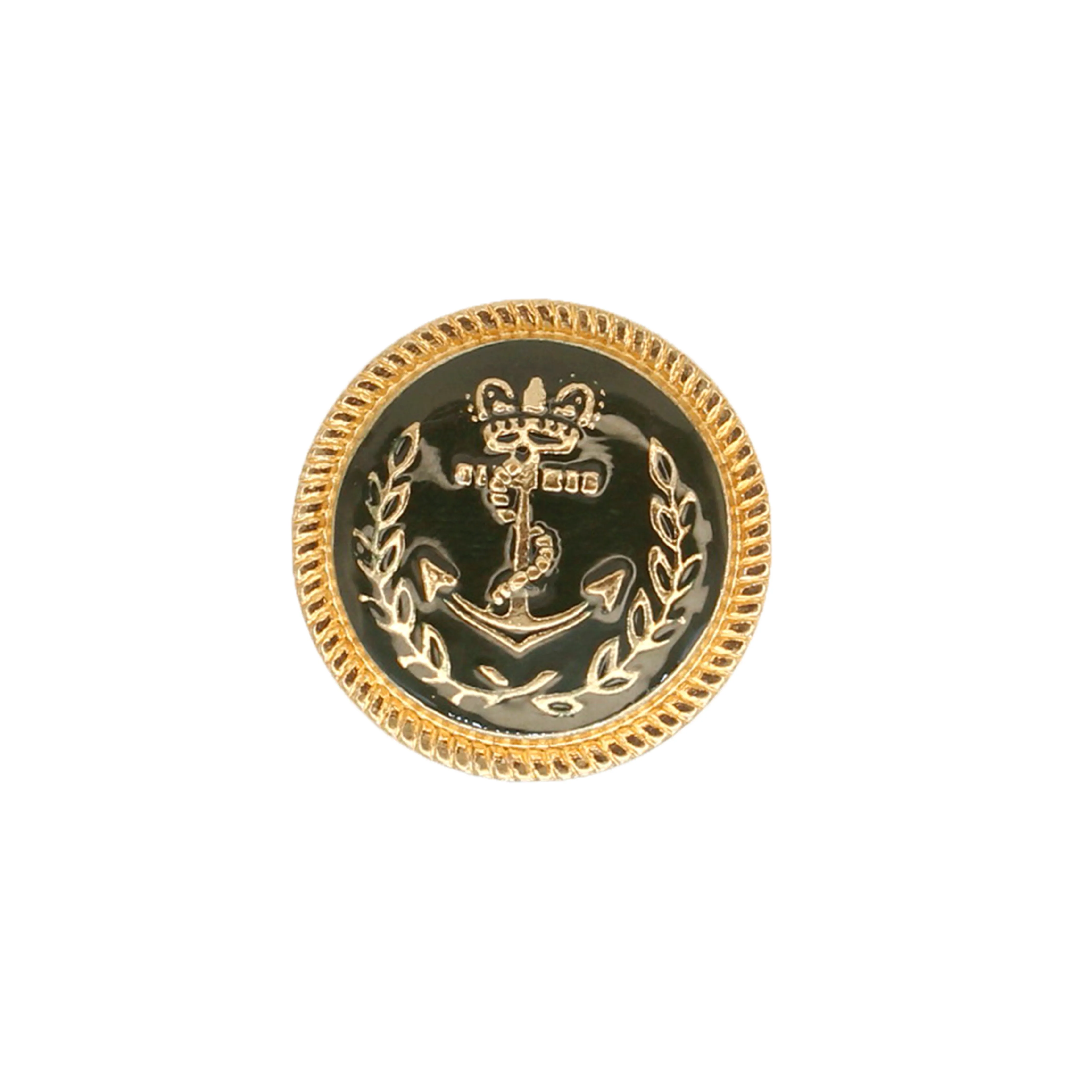 Seafaring Symbol Anchor Design Gold Metal Buttons(7 Big   7 Small)