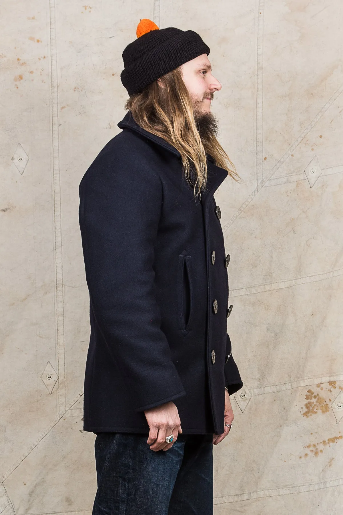 Second Hand Buzz Rickson's U.S. NAVY Wool Pea Coat Size 42