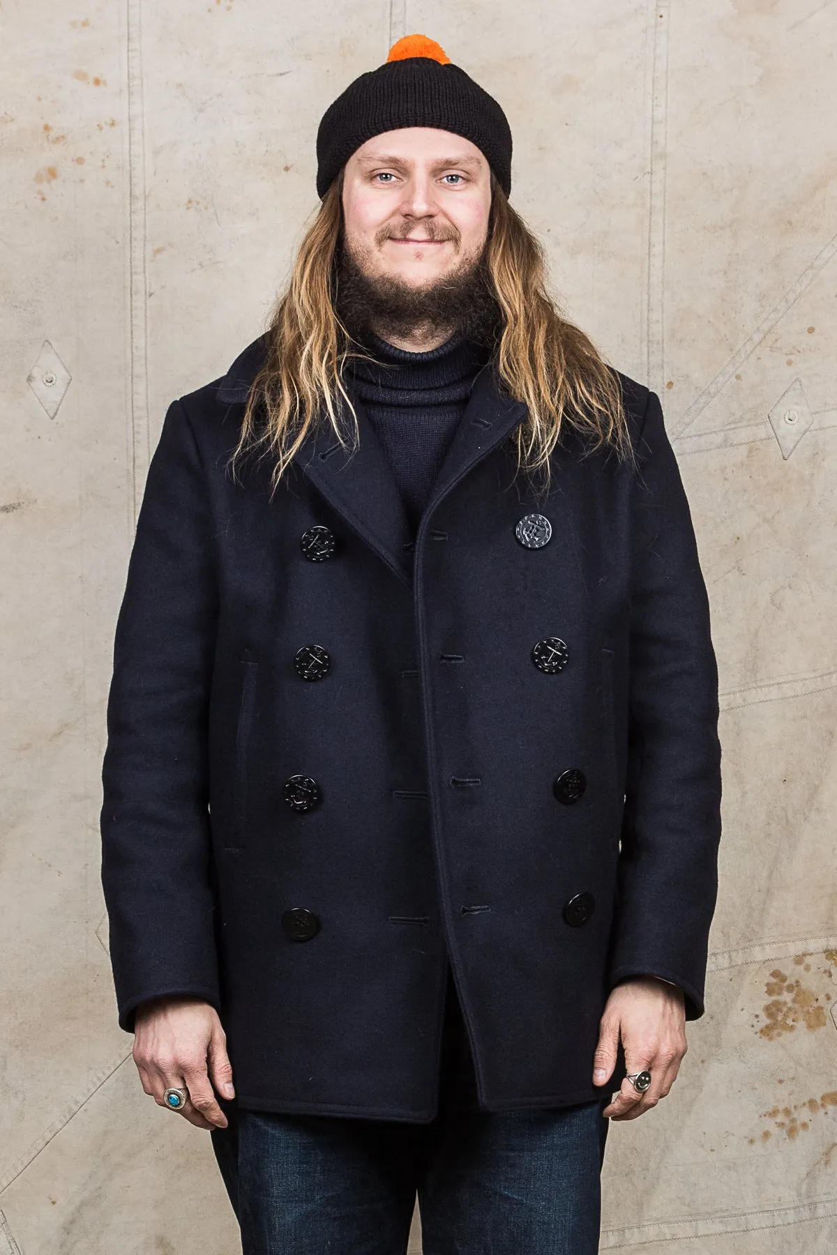 Second Hand Buzz Rickson's U.S. NAVY Wool Pea Coat Size 42