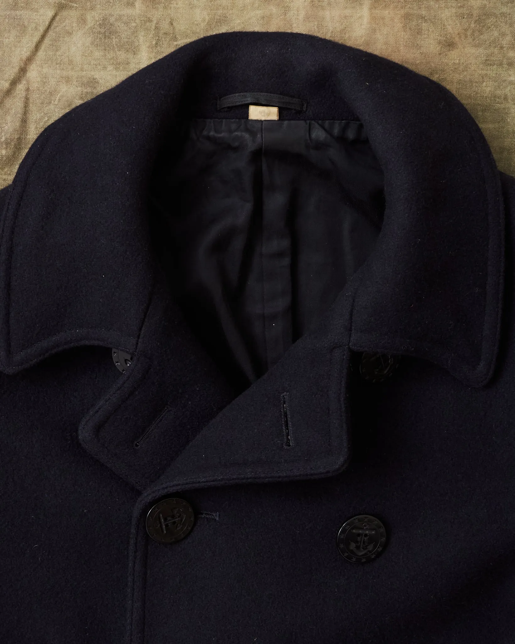 Second Hand Buzz Rickson's U.S. Navy Wool Pea Coat Size 42