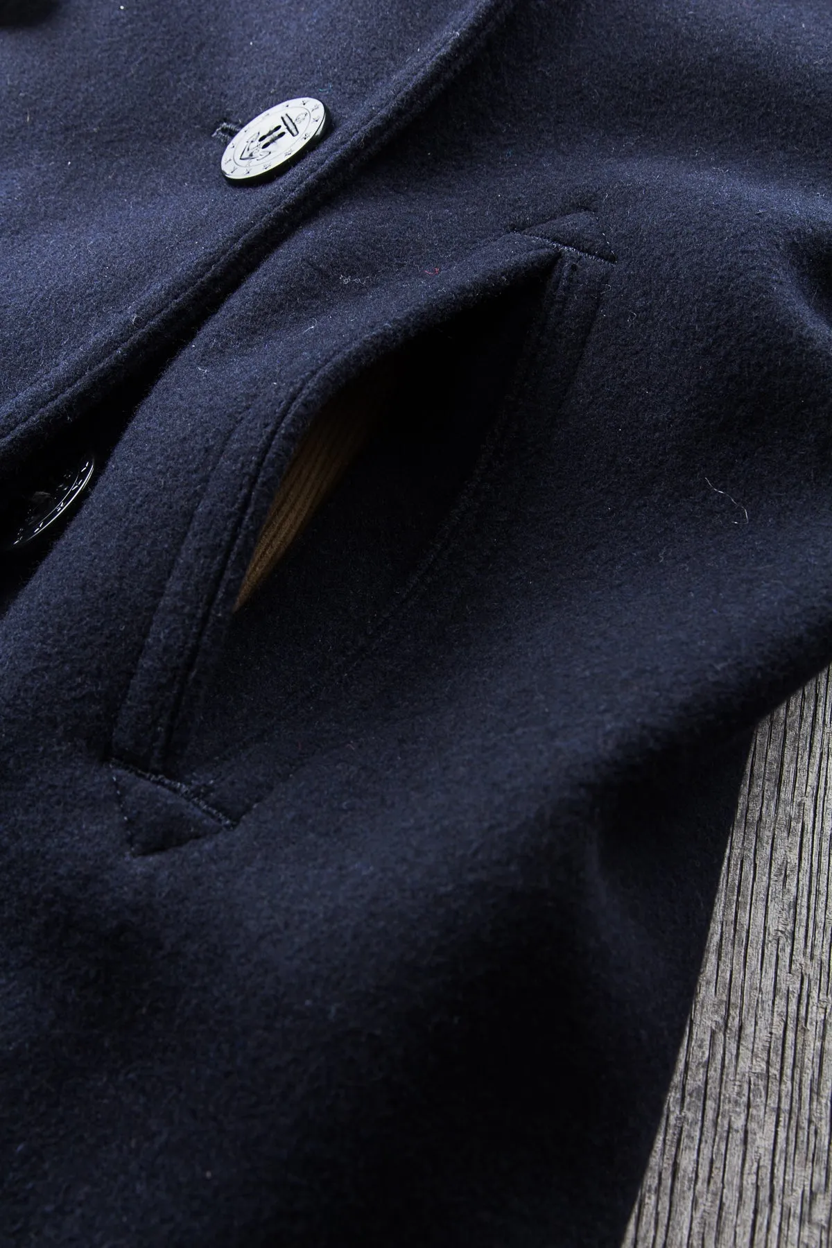 Second Hand Buzz Rickson's U.S. NAVY Wool Pea Coat Size 42
