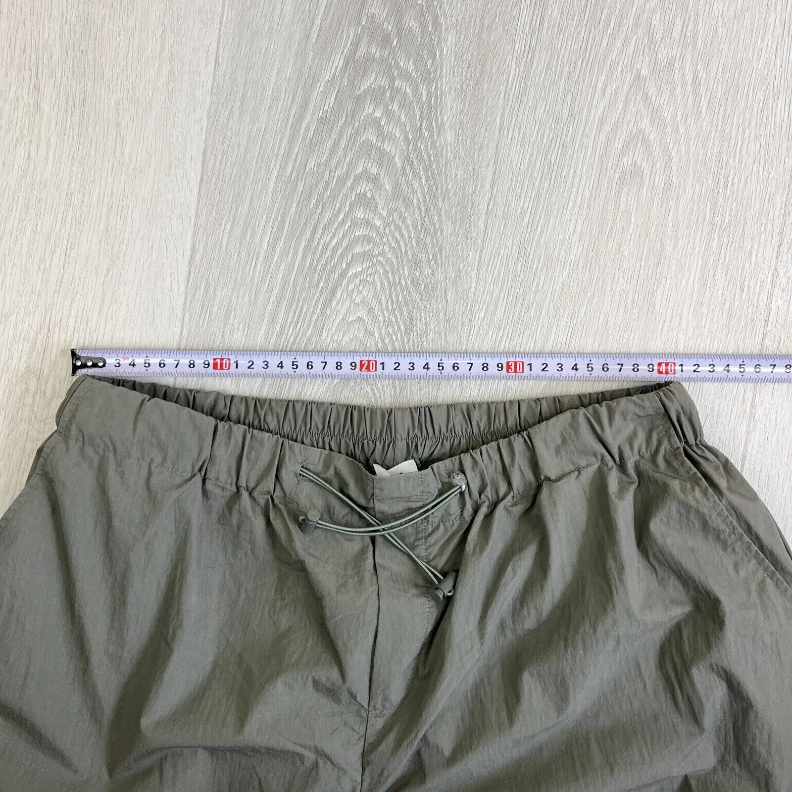 Seed Heritage Womens Lightweight Wide Leg Cargo Parachute Pants Size 14