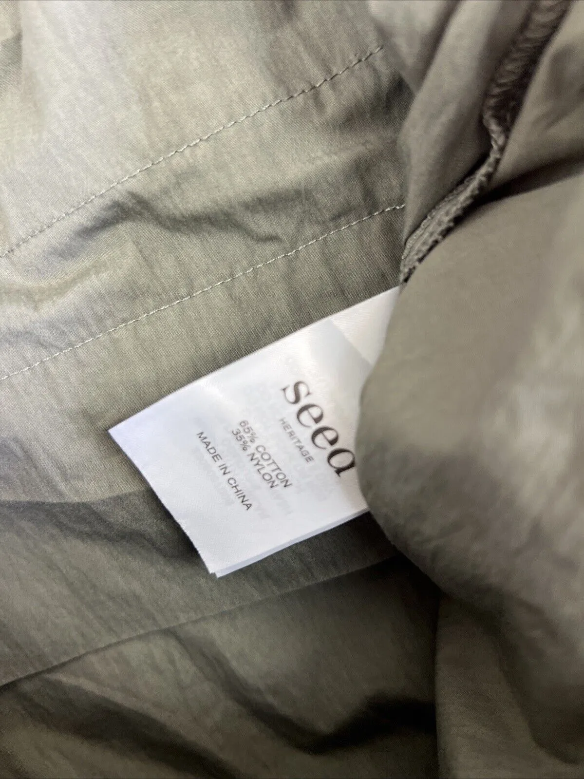 Seed Heritage Womens Lightweight Wide Leg Cargo Parachute Pants Size 14