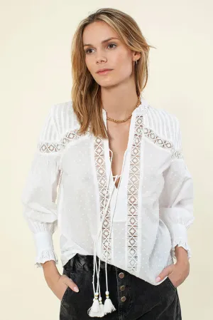 Selena Solid Top in White