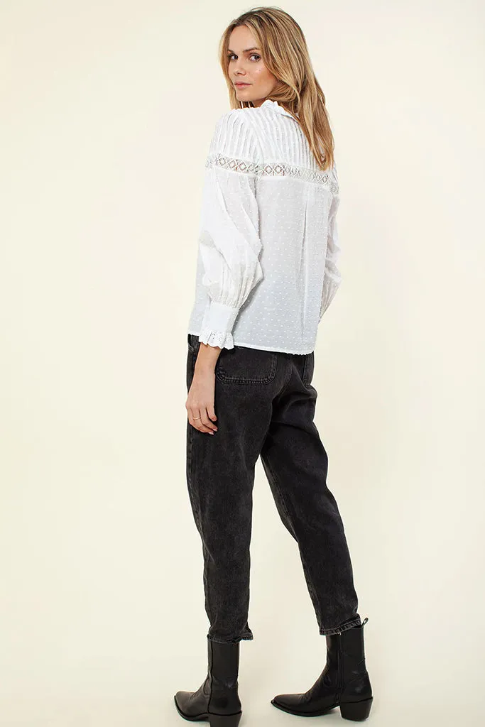 Selena Solid Top in White