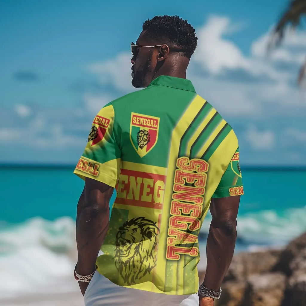 Senegal Soccer Hawaiian Shirt Lions of Teranga Football - Road To Champion DT03