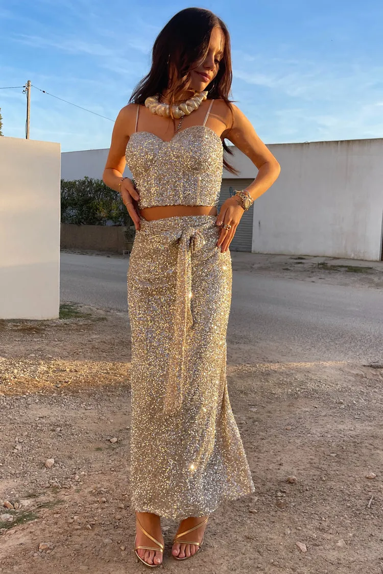 Sequin Bustier