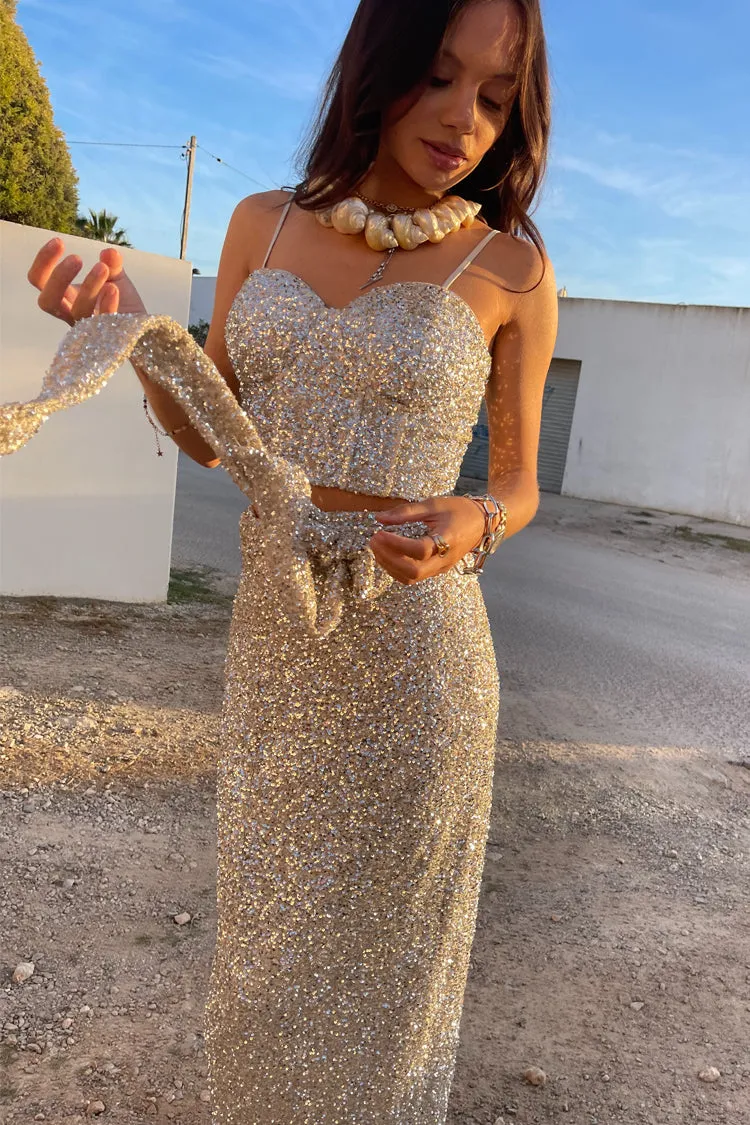 Sequin Bustier