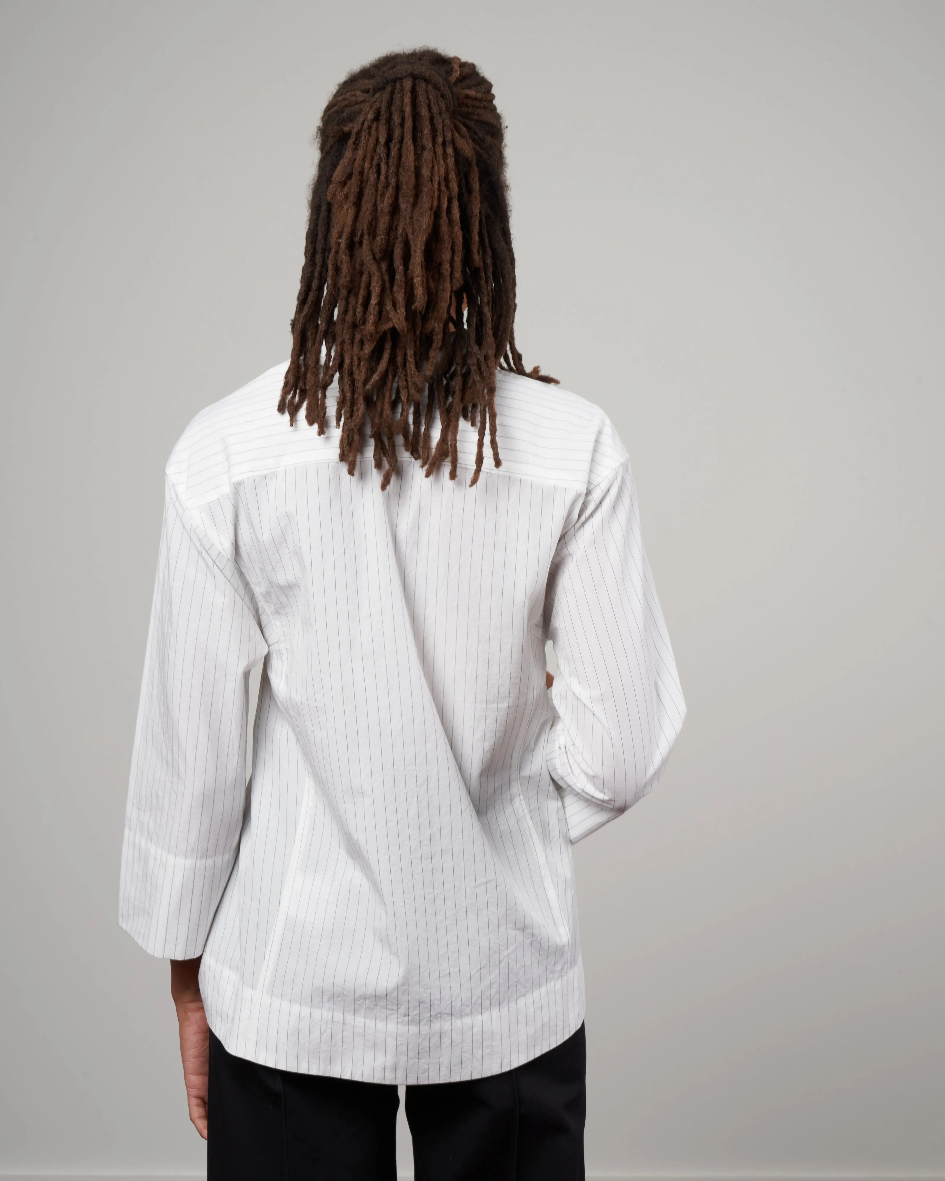 shirt - navy / white