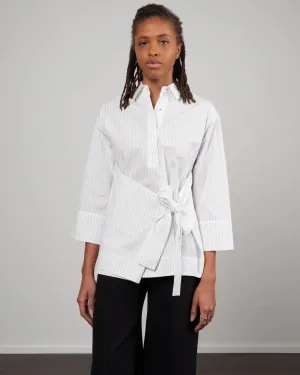shirt - navy / white