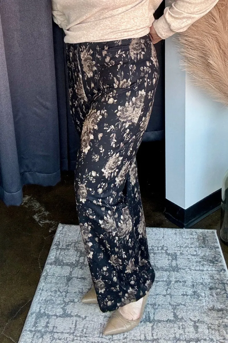 Shyanne Flowy Wide Leg Pants-FINAL SALE