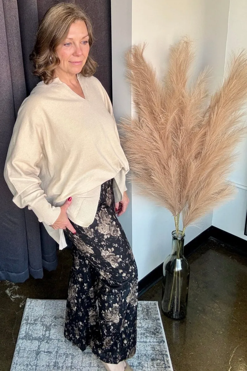 Shyanne Flowy Wide Leg Pants-FINAL SALE