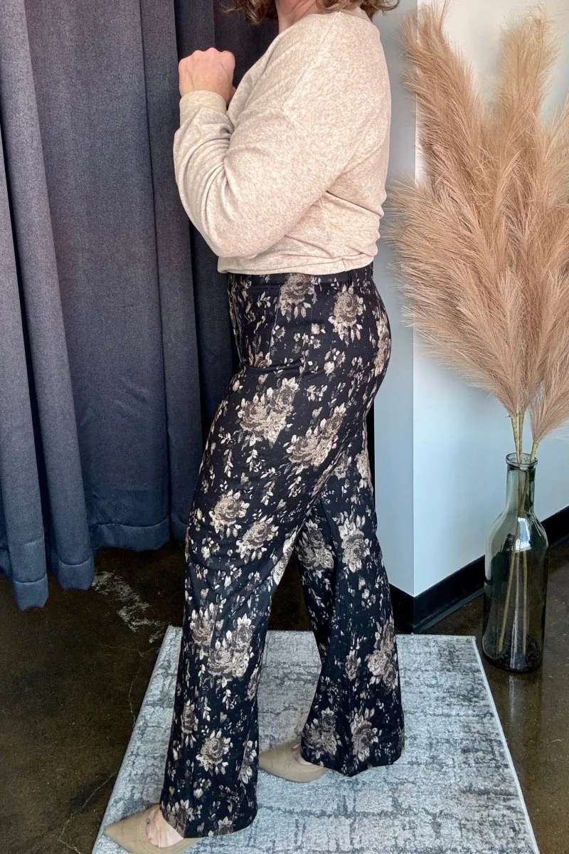 Shyanne Flowy Wide Leg Pants-FINAL SALE