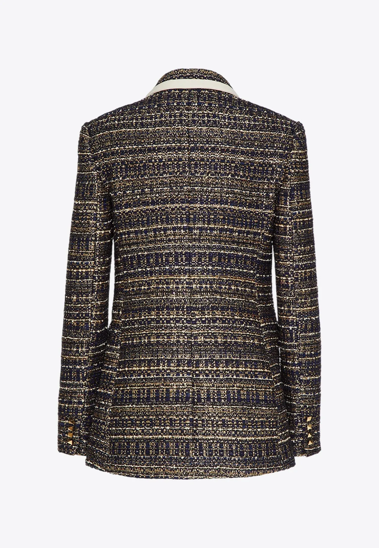 Single-Breasted Tweed Blazer